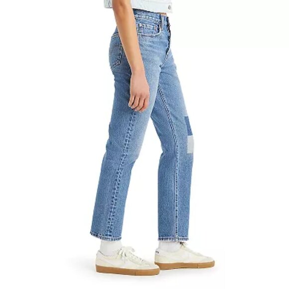 NEW Levi's 501® Patch Jeans - Straight Leg Rustic Craft color 7251s1 - Picture 4 of 6